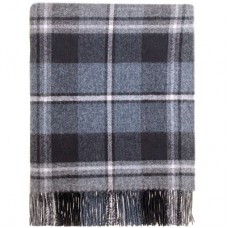 Lambswool Serape - MacRae Hunting Grey Tartan